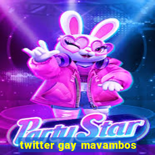 twitter gay mavambos